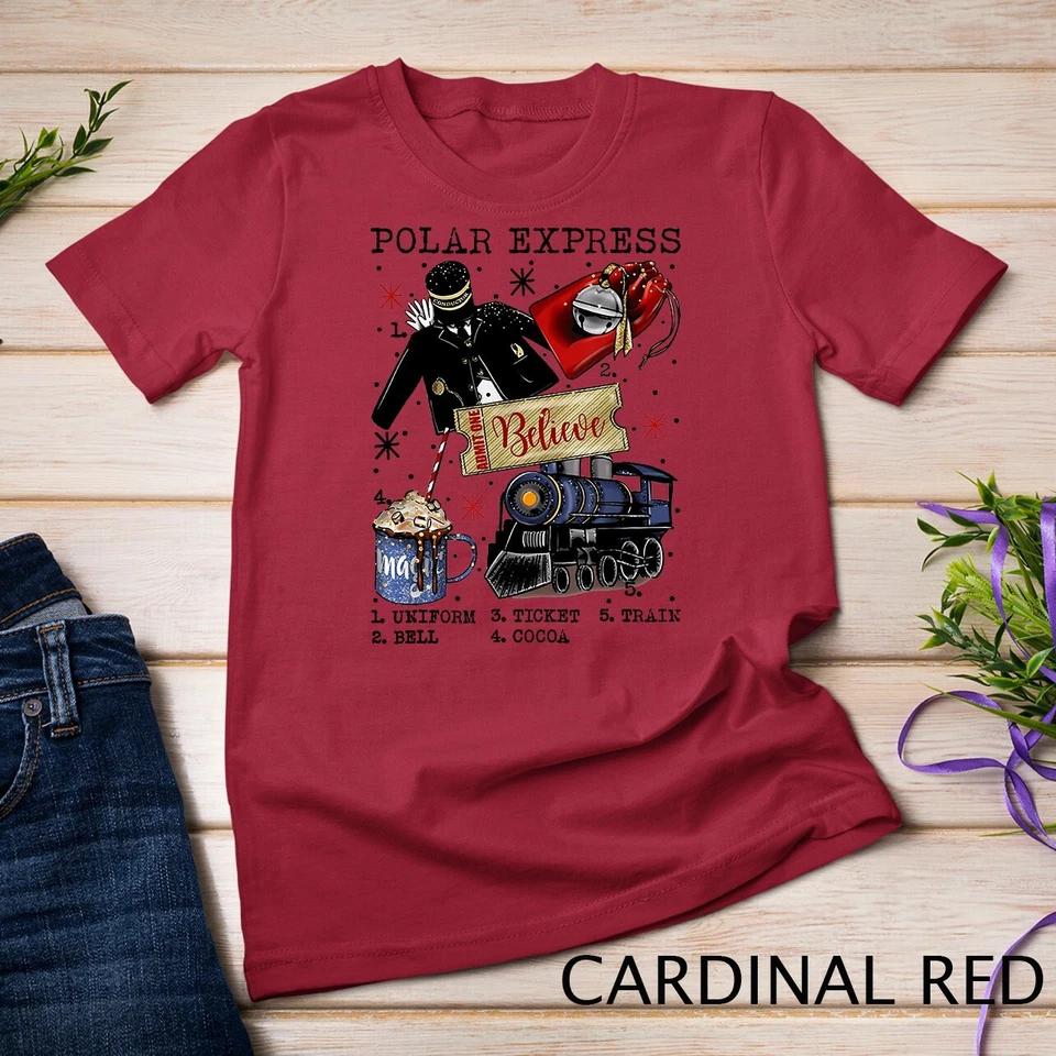 Polar Express Believe Christmas Shirt T-Shirt Unisex T-shirt 3 L