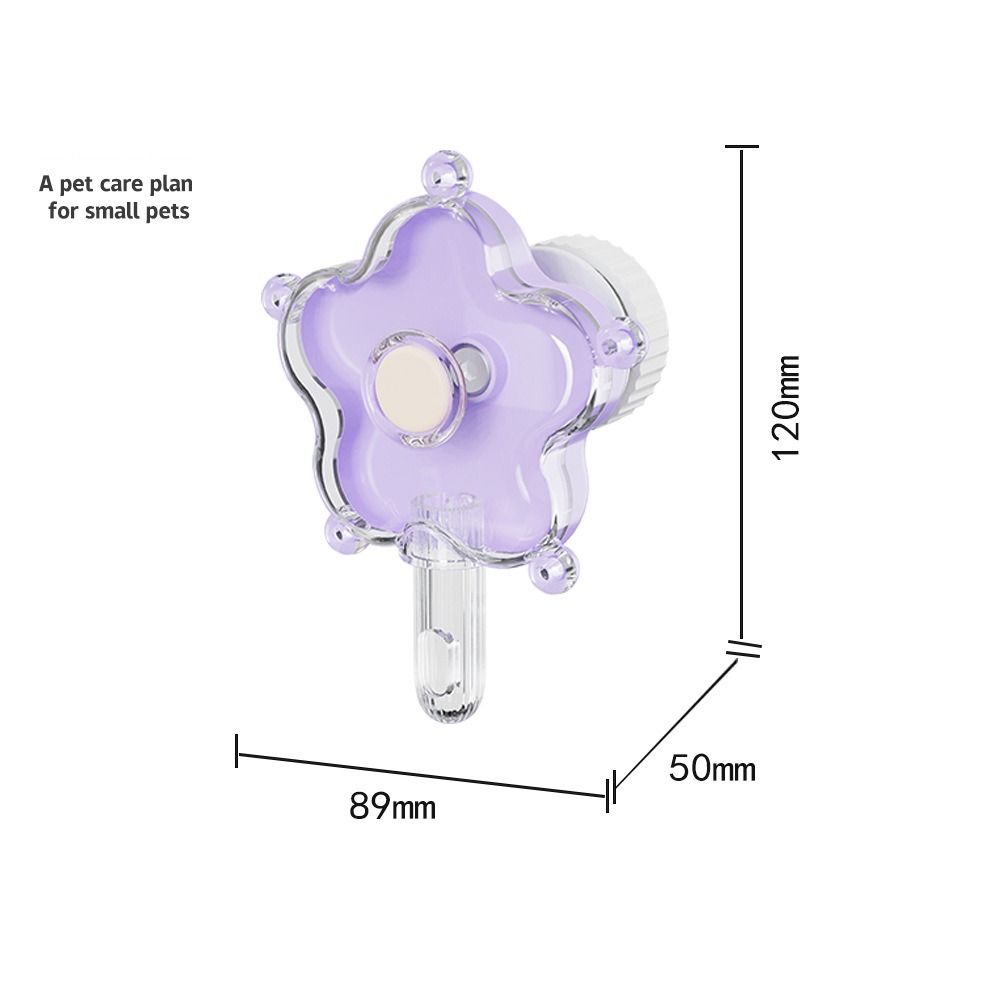 Plastic Parrot Foraging Feeding Toy Stress Relief Flower-Shape Rotating Wheel Birds Toy Cage Accessory Interactive Play