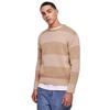 Pull oversize - Urban Classics - Beige - Manches longues - Col classique - 100% coton