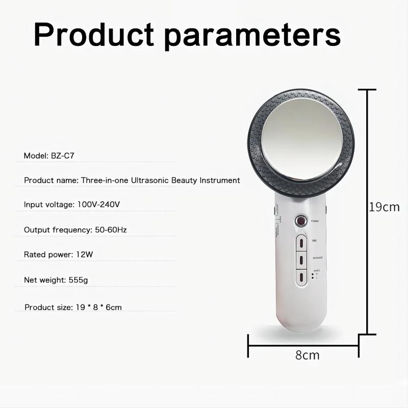 Ultrasound Cavitation EMS Body Sculpting Slimming Massager Cordless Handheld Body Cellulite Fat Remover for Belly Waist Leg Arm