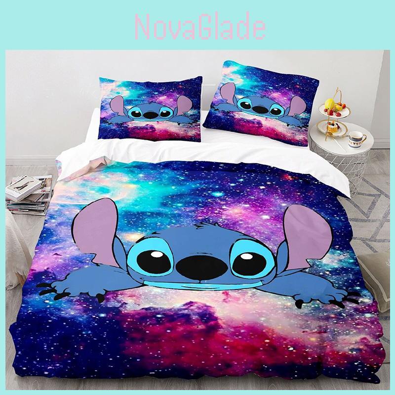Adorable 3d Lilo Stitch Cartoon Bedding Set For Your Little One's Bedroom