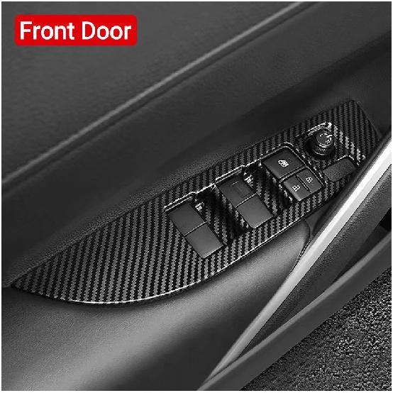 For Toyota Corolla Cross XG10 2021 2022 2023 2024 2025 Hybrid Car Window Glass Lift Switch Button Panel Trim Cover Accessories