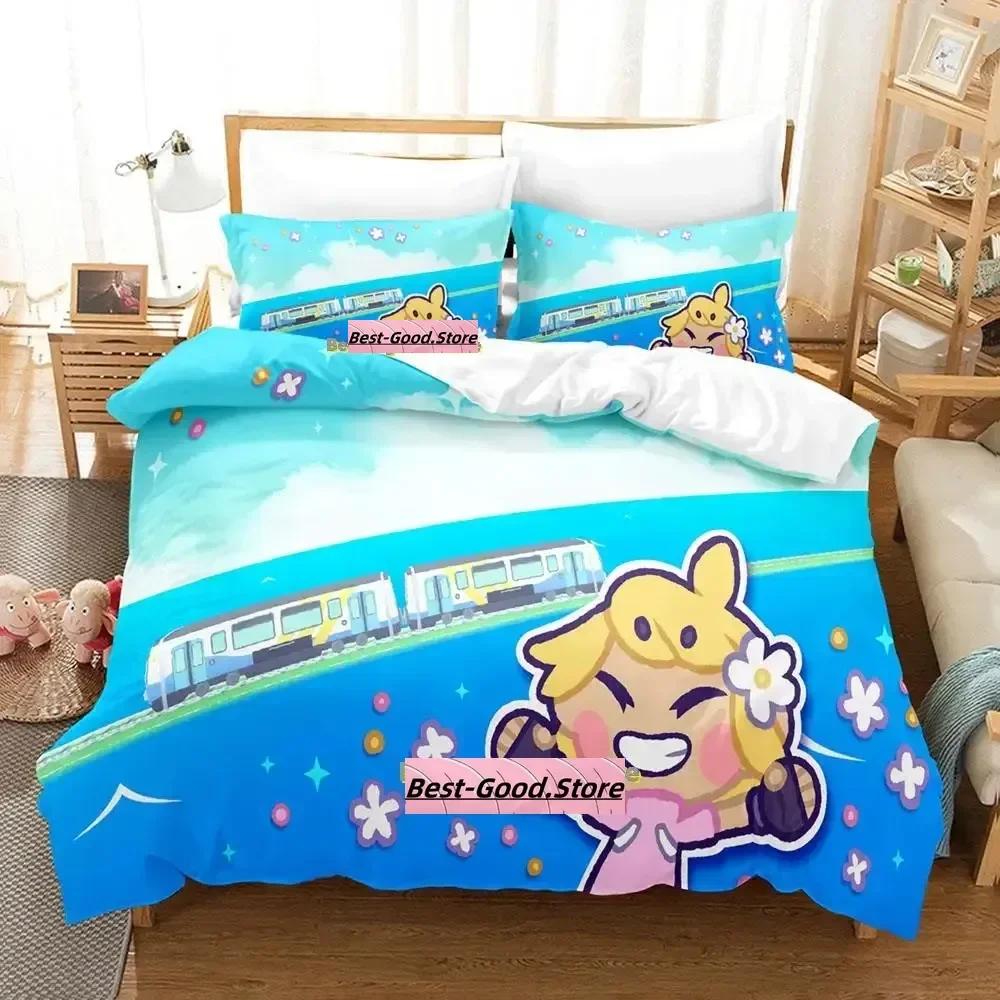 Här kommer Niko! Sängklädesset Enkelt Twin Full Queen King Size Sängset Vuxen Barn Sovrum Påslakanset Anime parure de lit Säng