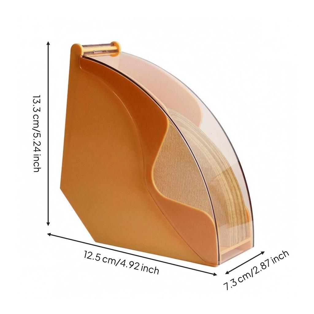 Filter Holder Dustproof Coffee Paper Storage Convenient for Cafe