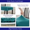 Velvet Chair Cover With No Backrest Anti -Dust Elasticized Chair Covers Designed For Dining Room Home Kitchen Office Upholstered Seat Slipcovers