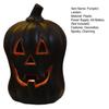 Yousheng Halloween Pumpkin Light Spooky Carved Plastic Pumpkin Lantern Light-up Pumpkin Figurine for Outdoor Indoor Porch Room Decoration