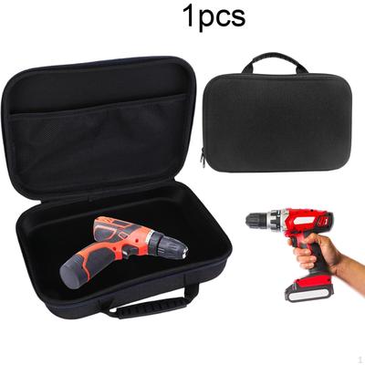 Cover for Electric Drills, EVA Material with Smooth-running Zipper, Versatile Tool Bag,