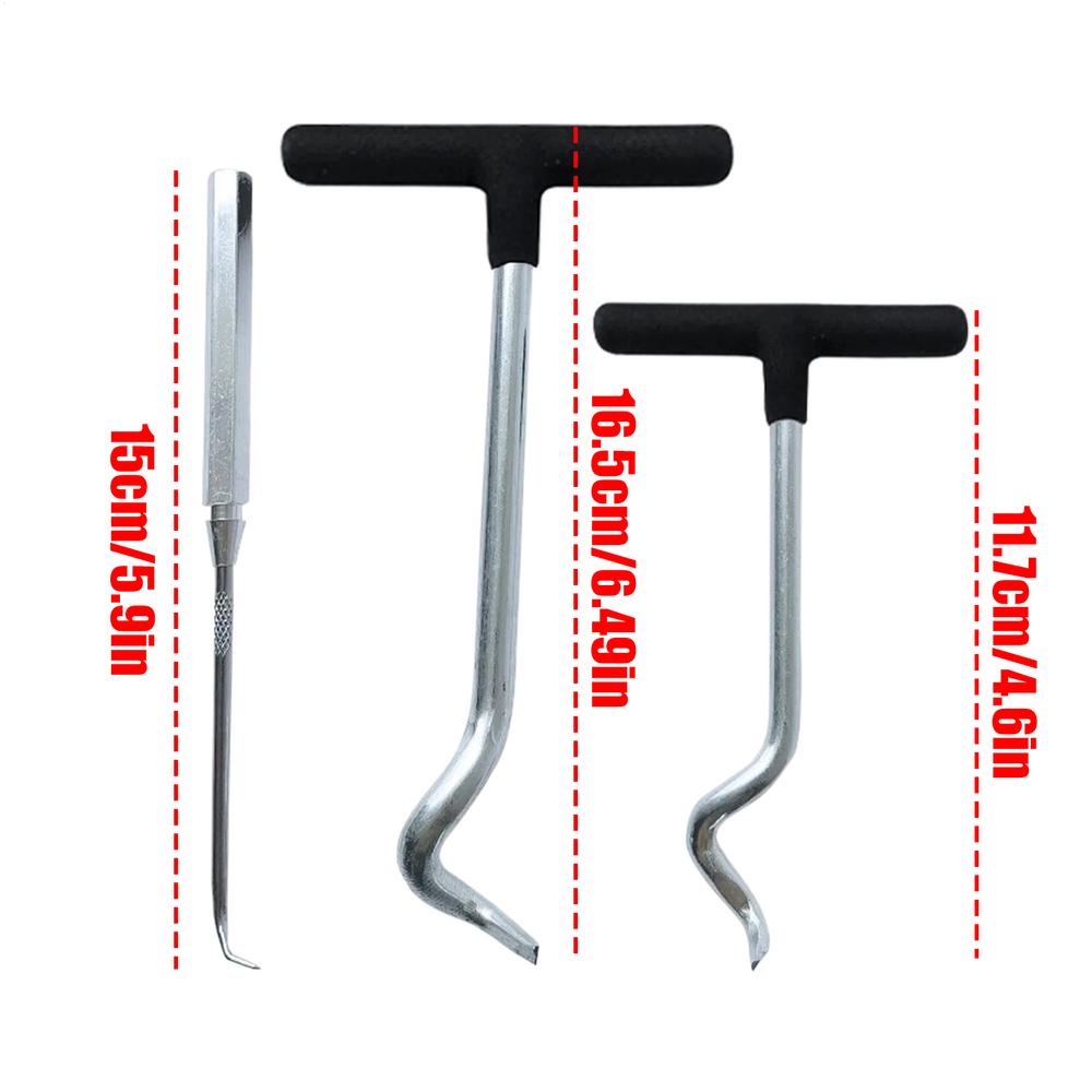 

Seal Puller Tool Heavy Duty Seal Remover Puller Set 3X Automotive O Rings Removal Hooks Picks Hand Tools For Bushings Hoses
