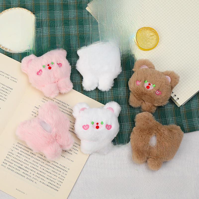Cartoon Bear Brooch: Bag Charm, Headdress, Earmuffs, Shoes & Accessories