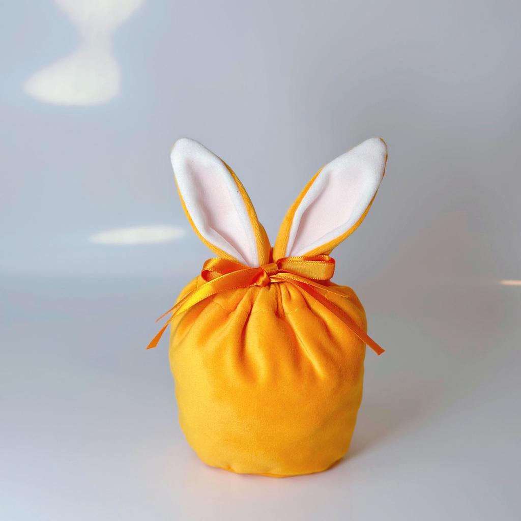 Easter Velvet Bunny Ears Gift Box - Creative Candy Party Bag