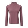2025 Women's Sport Long Sleeve Zip Collar Polo Shirt: Outdoor Casual Warm Top