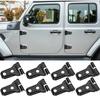 8pcs Car Door Hinge Protect Cover Trim Fit For Jeep Wrangler JL 4 Door & 2 Door