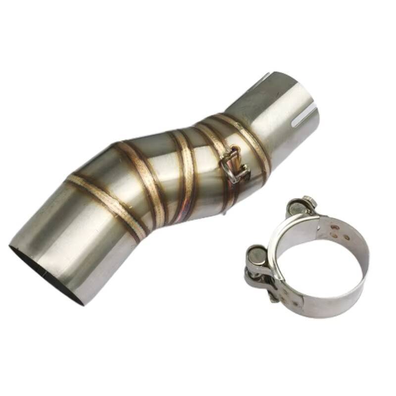 450Mt 2023+ CFMOTO For 450 Middle Exhuast MT Motorcycle Link Pipe Connect 51Mm Motorcycle Escape Exhaust Muffler Pipe + 1 Set