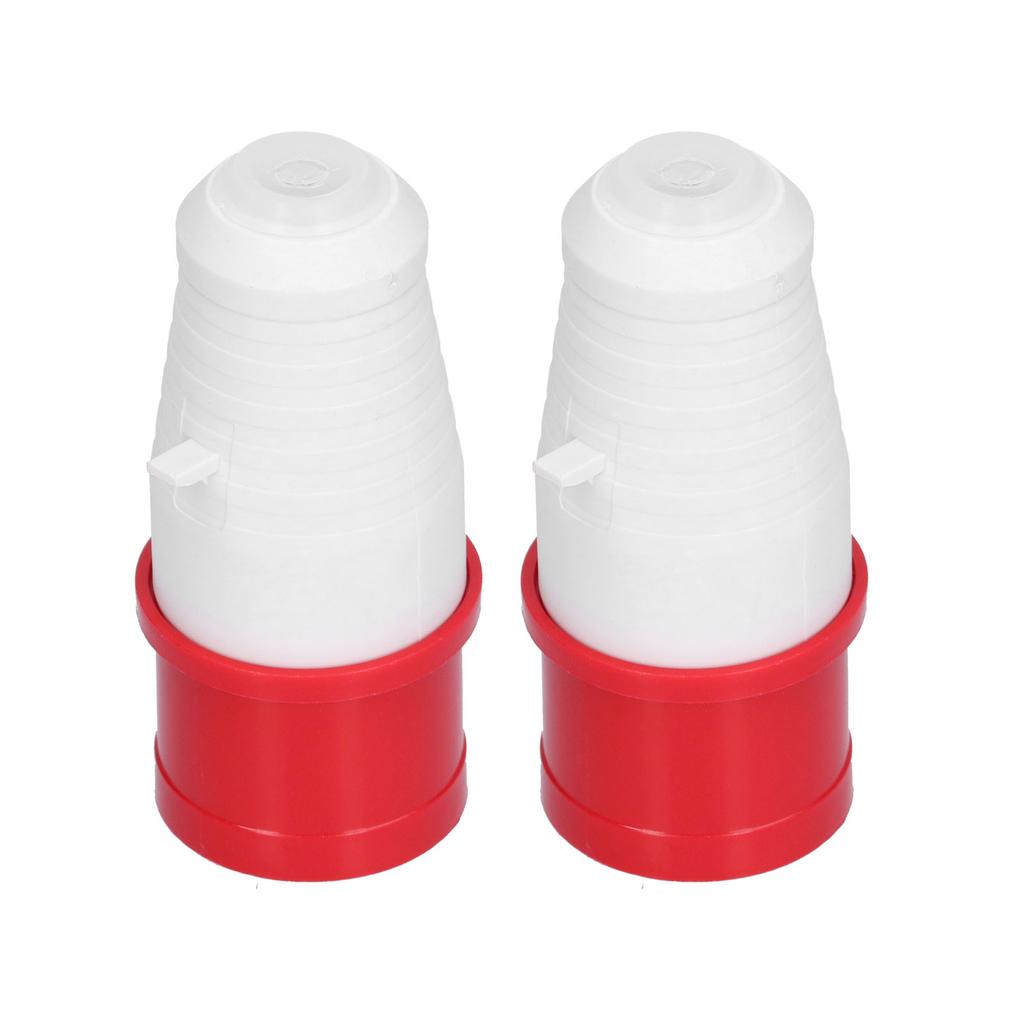 2Pcs 4 Pin Industrial Plug 3 Phase Circular Waterproof Connector 3P+E IP44 380V415V 16A