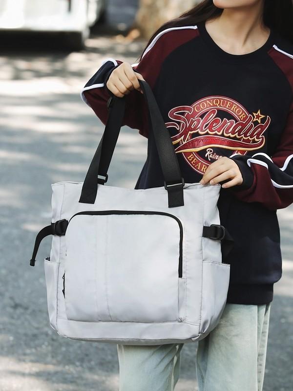 Nylon Mens Sports Shoulder Bag With Design For Outdoor Fitness And Commuting Use
