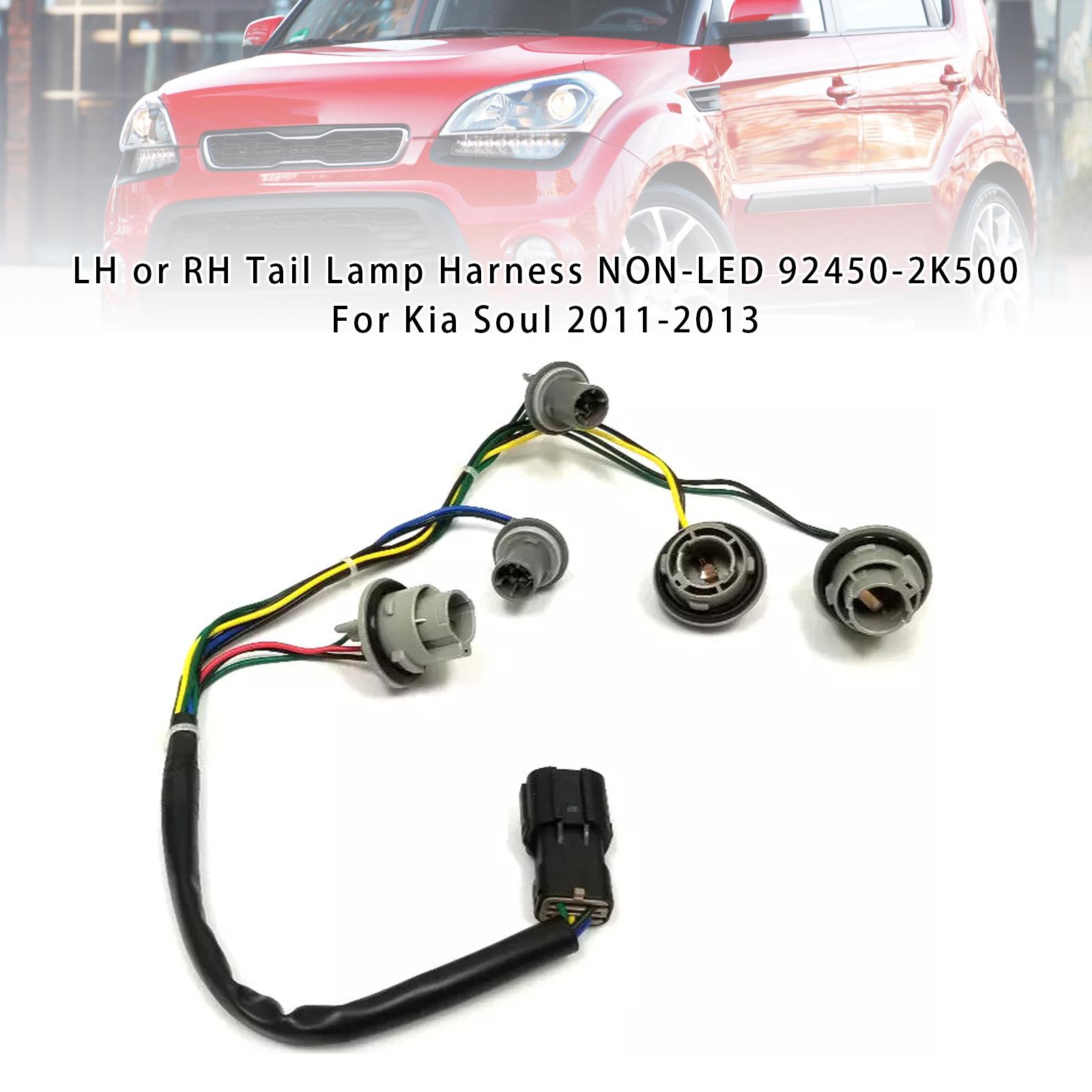 

Левый или правый жгут заднего фонаря не светодиодный 92450-2K500 для Kia Soul 2011-2013