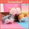 Cute Dog Rear Plush Keychain Short Plush Soft Student Gift Wholesaler