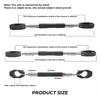 Motorrad-Lenker-Balance-Querstange, multifunktionale Motorrad-Styling-Lenker-Balance-Stange, verstellbare Stange für 2,2 cm/0,86 Zoll