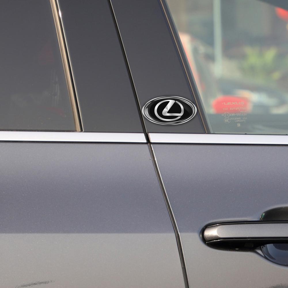3D Car Aluminum Metal Logo Badge Body Fender Trunk Decoration Stickers For Lexus CT200h F sport ES LS IS GS LC RC GC RX UX NX LX
