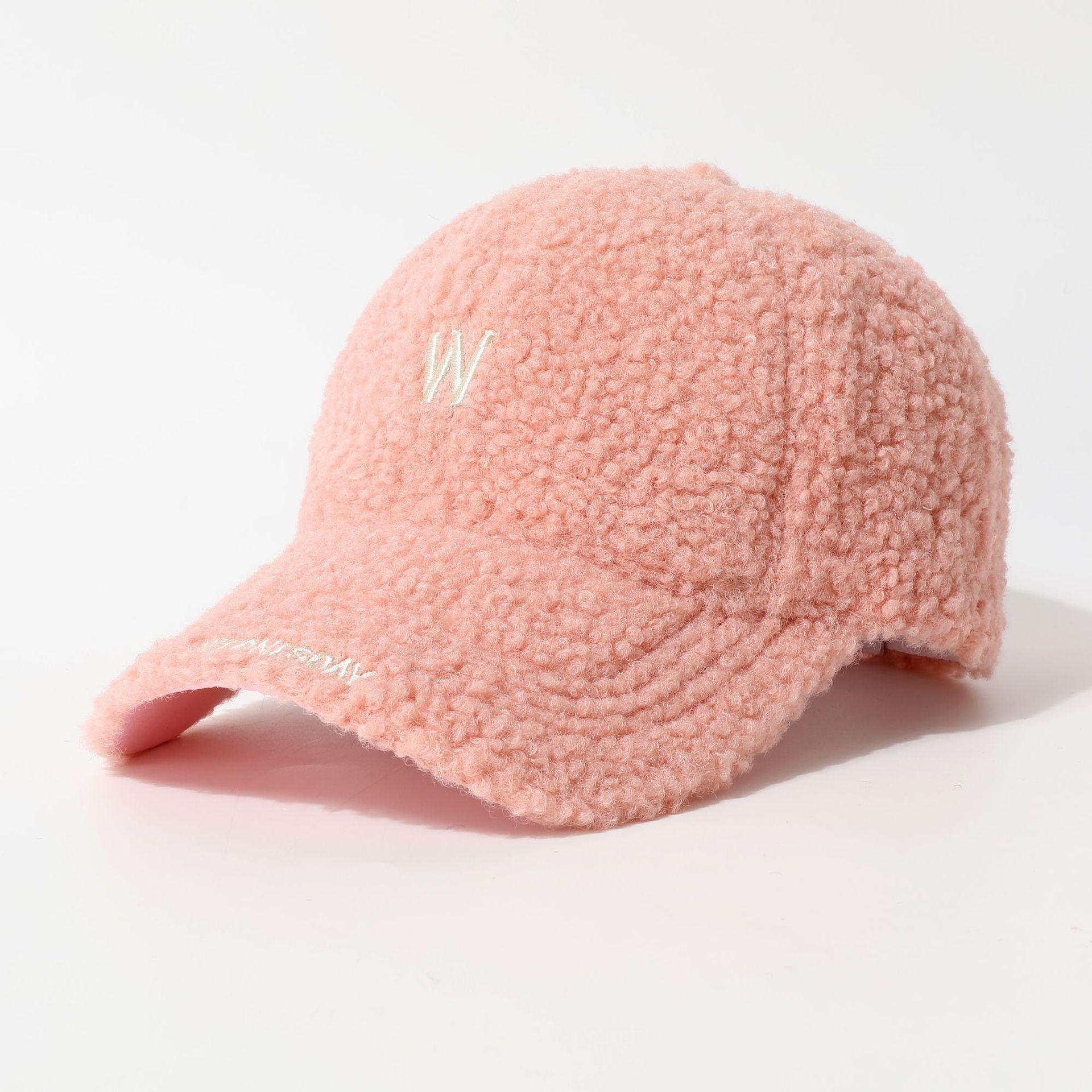 

New Autumn and Winter Plus Velvet Hat Plus Size Warm Lamb Velvet Ear Protection Baseball Cap for Men and Women Cold Proof Plush Duck Tongue Hat Adjustable