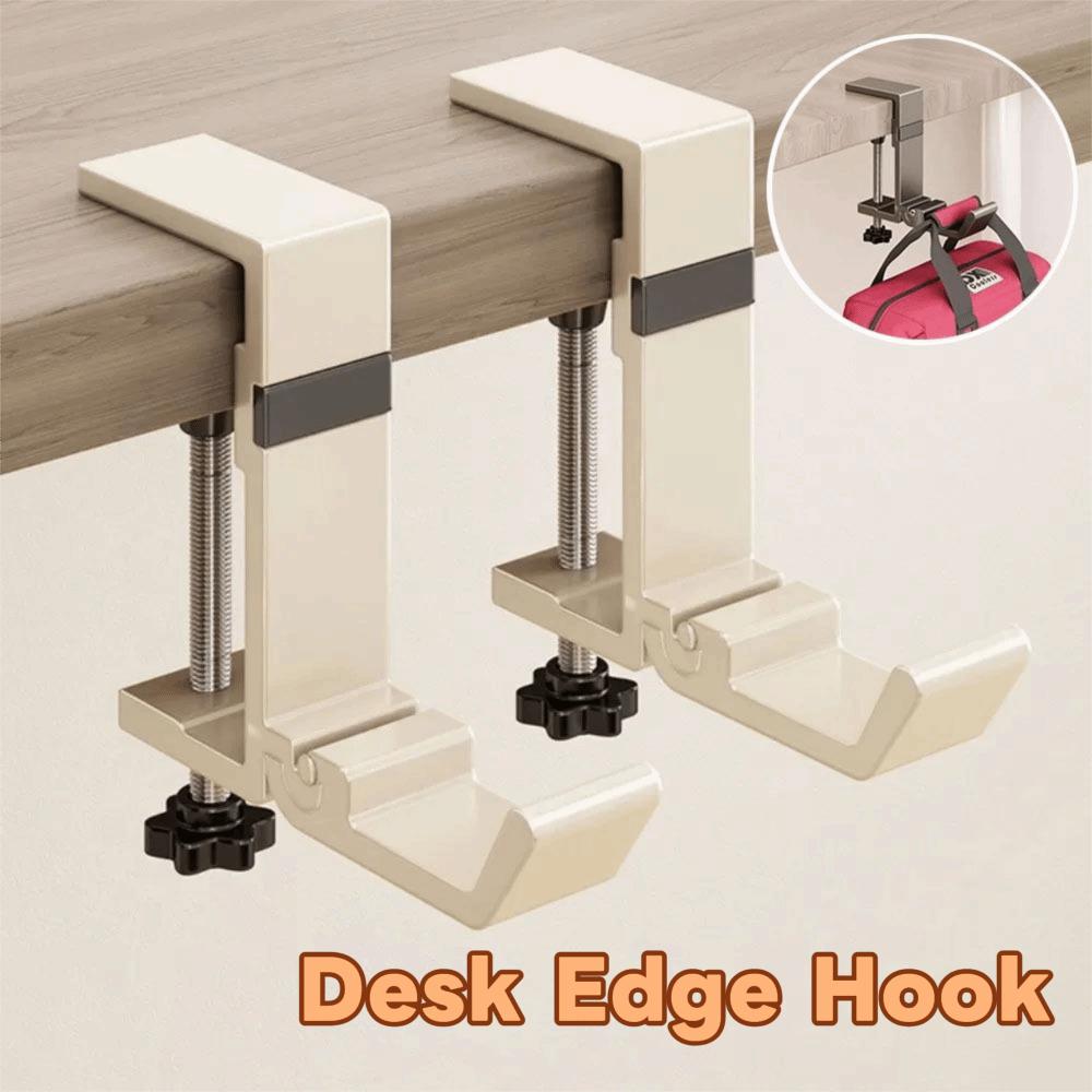 Adjustable Desk Edge Bag Hook Punch-free Foldable Table Side Backpack Rack Portable Multi-functional Desk Headset Hanger Home