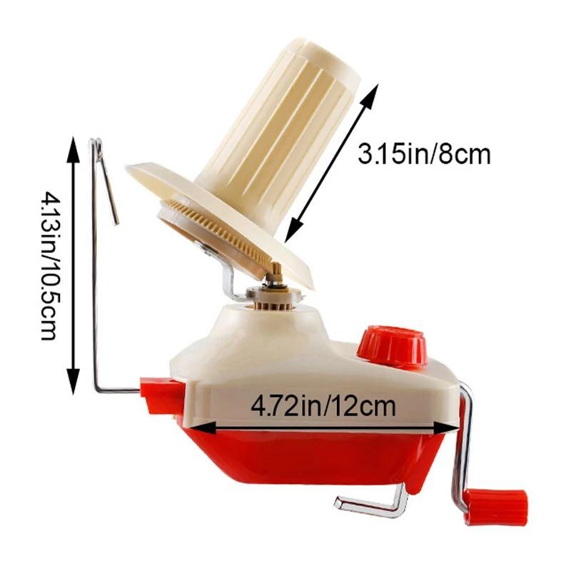 

Manual Household Yarn Winding Machine Twisting and Sewing Accessories Weaving Tools DIY Yarn Ball Winder 1Pcs As shown червоний