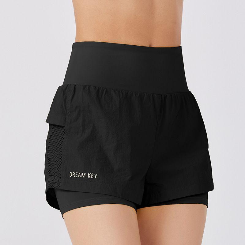 Export New Loose Breathable Quick-Drying Fitness Sports Running Shorts Women's Yoga Pantskirt Easiest for Match Casual Shorts Summer