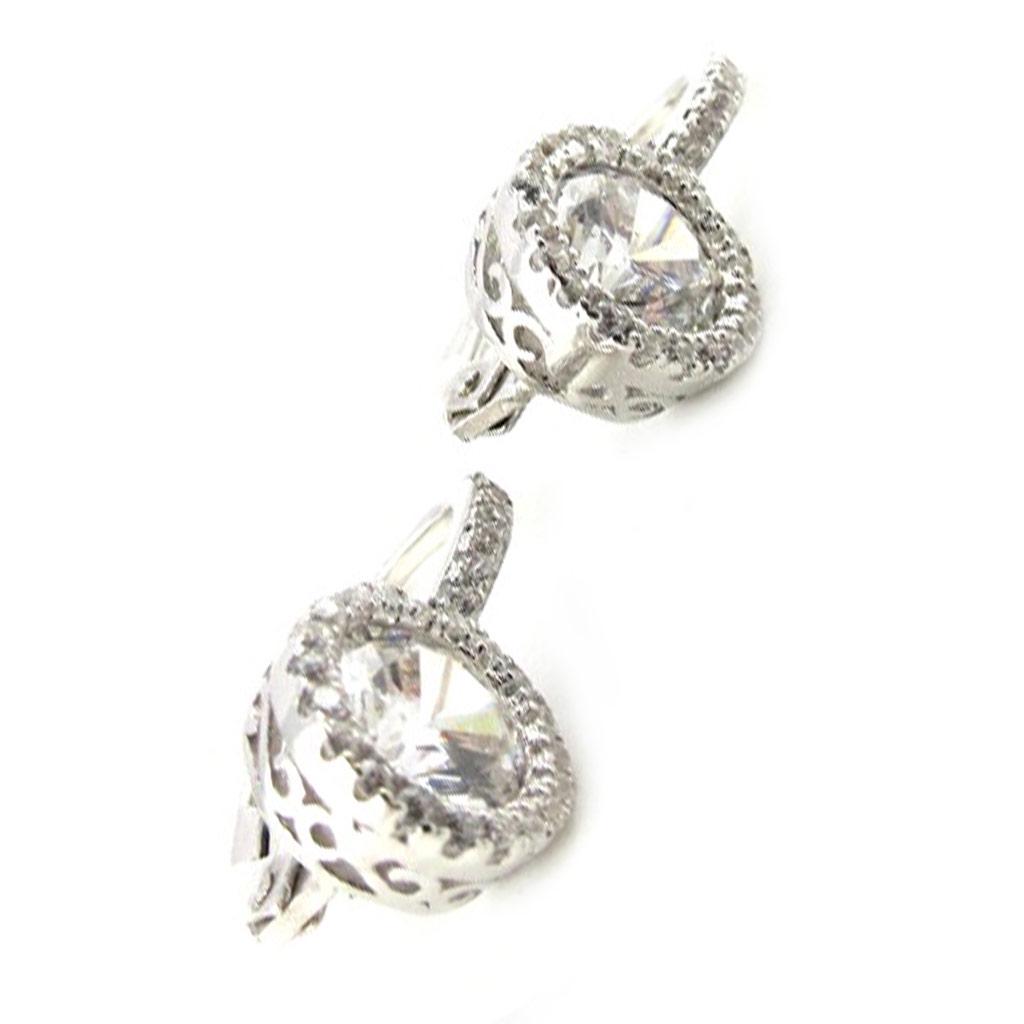 Les Trésors De Lily [M9600] - White 'Sissi' Silver Sleepers