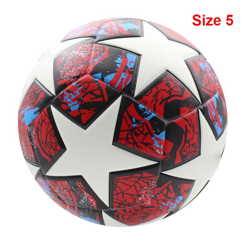 High Quality Match Soccer Ball Size 5 Youth/Adult Football Wear-esistant High Elasticity Seamless Thermal Adhesion League Ball