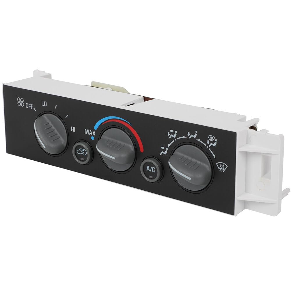 ECCPP 599-006 A/C Climate Control Module AC Heater Climate Control Panel Switch 2000-2000 for Cadillac Escalade 1996-1999 for Chevrolet C1500 no rear window heater