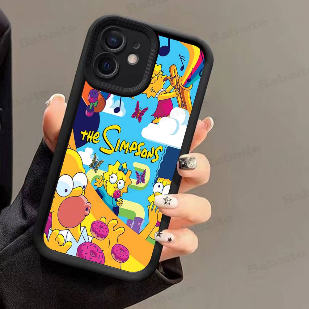Funny Cartoon S-Simpsons For IPhone 17 16 15 14 13 12 11 Pro Max Plus Phone Case Covers