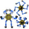 Deformation Fidget Spinner Portable Stress Relief Fingertip Mechanical Gyro Toy Kids Teens Adults Decompression Luminous Spinning Top Toy