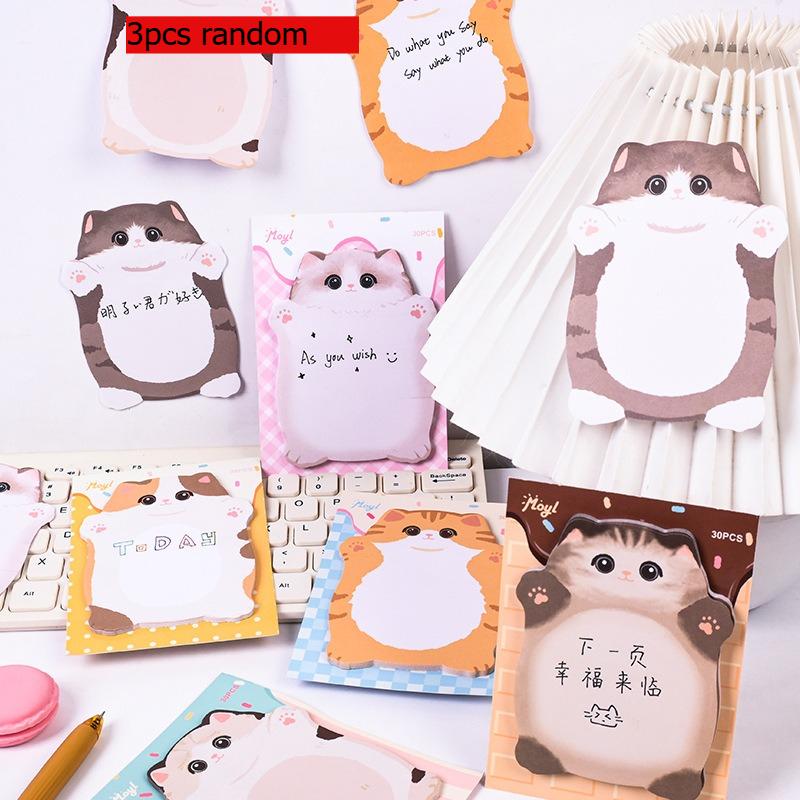 Gift Cute Pet Alien Cat Notes Message Student Handbook Cartoon N Times Lovely Memo Pad Kawai Stationery Office School Supplies