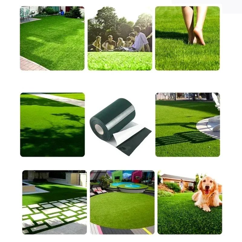 Self Adhesive New Type of Artificial Grass Seam Tape Garden Green Synthetic Lawn Carpet Fixed Connection Tape Garden Tool