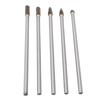 5pcs   Tool Carbide Burr Set 150mm Double Grain   Handle Alloy Impeller Polishing Tool for Chamfering Grinding Engraving