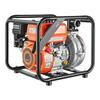 Gas Powered Water Pump, 50.8 Mm, 128 GPM 6HP Semi Trash Water Transfer Pump Portable, Gasoline Engine with 7.62 M Discharge Hose, Heavy Duty Frame,