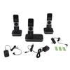 D1002 TAM-T 3-Handset Cordless Phone with Answering Machine Caller ID/Call Waiting 1.6 Inch LCD 3 Lines Screen Display Rechargea