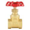 Gate Valve, Brass DN15 BSPP G1Celsius2  Sluice Valve 232PSI for Water Oil Gas, Suitable for Water, Oil, Gas, Steam, With Straight Internal Fluid