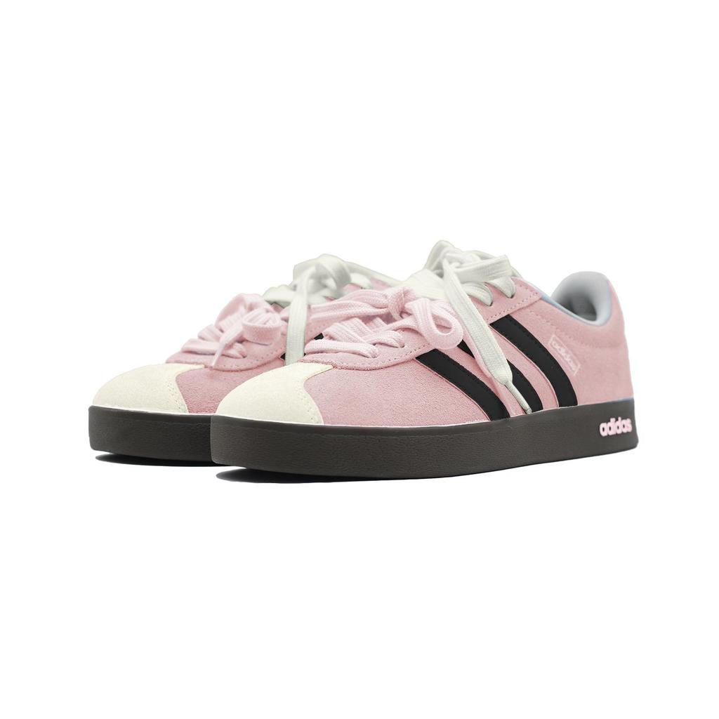 adidas Scarpe da Skateboard VL COURT 2.0 Basse Unisex Rosa Bianco HQ1802(Team140-)