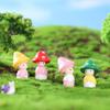 4 PCS Micro Landscape DIY Mushroom Decoration Set
