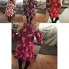 Women's Dress Reindeer Elk Snowman Christmas Tree Printed Party Dress Skirt With Premium Comfort And Stylish Holiday Charm