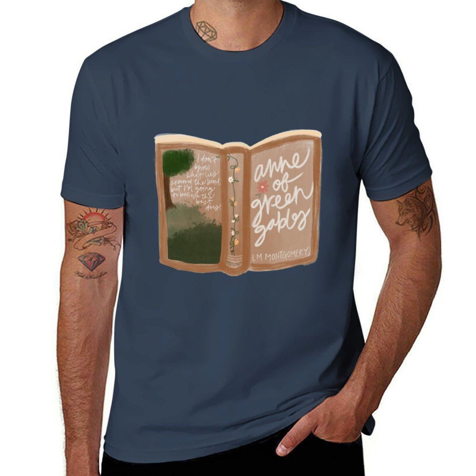 Anne Of Green Gables Book Tshirt Holiday Casual Short Sleeve Top S