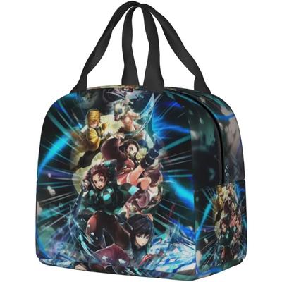 Anime Isolierte Lunchtasche Tragbare Lunch-Tragetasche Wasserdichte Brotdose mit Reißverschluss Auslaufsichere Kühl-Tragetasche für Jungen Mädchen Teenager