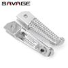 Front Footrest Foot Peg For YAMAHA YZF R125 R25 R3 MT125 MT25 MT03 MT09 FZ09 MT10 MT07 FZ6 XJ6 Motorcycle Rider Foot Rests Pedal
