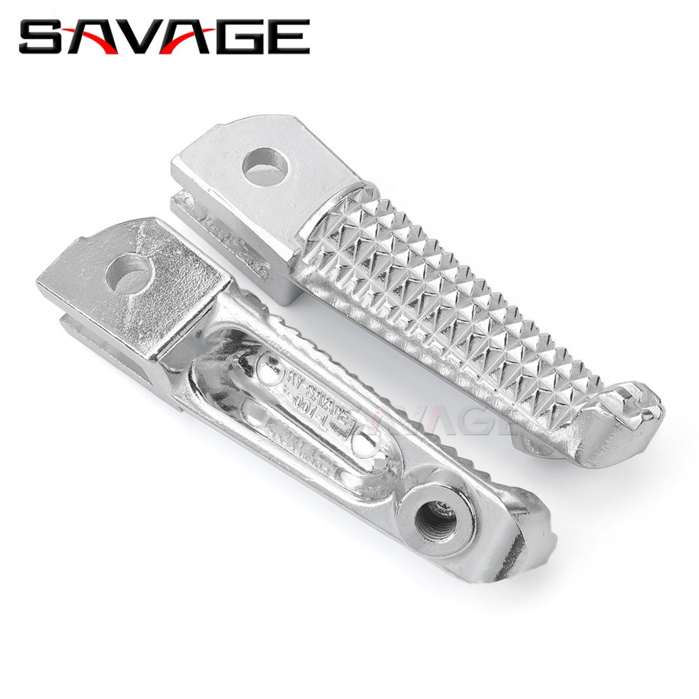 Front Footrest Foot Peg For YAMAHA YZF R125 R25 R3 MT125 MT25 MT03 MT09 FZ09 MT10 MT07 FZ6 XJ6 Motorcycle Rider Foot Rests Pedal