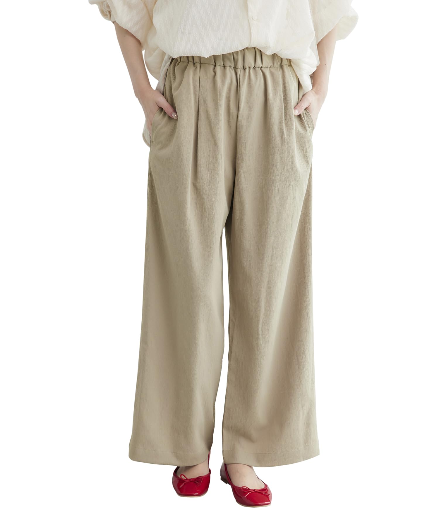 

Easy Wide Pants for Women GDS54000 Gray Sub [ROPE PICNIC] (09)