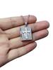 Gothic Cross Necklace Unisex Retro Black Stainless Steel Pendant Jewelry For Alternative Fashion