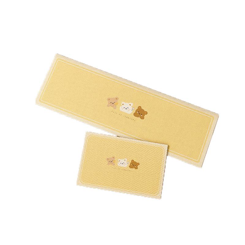 Cute Kitchen Floor Mat, Diatom Mud, Water And Oil Absorption L-Shaped Long Strip Foot Mat, Door Mat, Bathroom Carpet