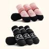 Breathable Dog Socks With Thick Grip Rubber Soles Pet Socks For Outdoor Indoor Protect Paws Safe On Hard Floor