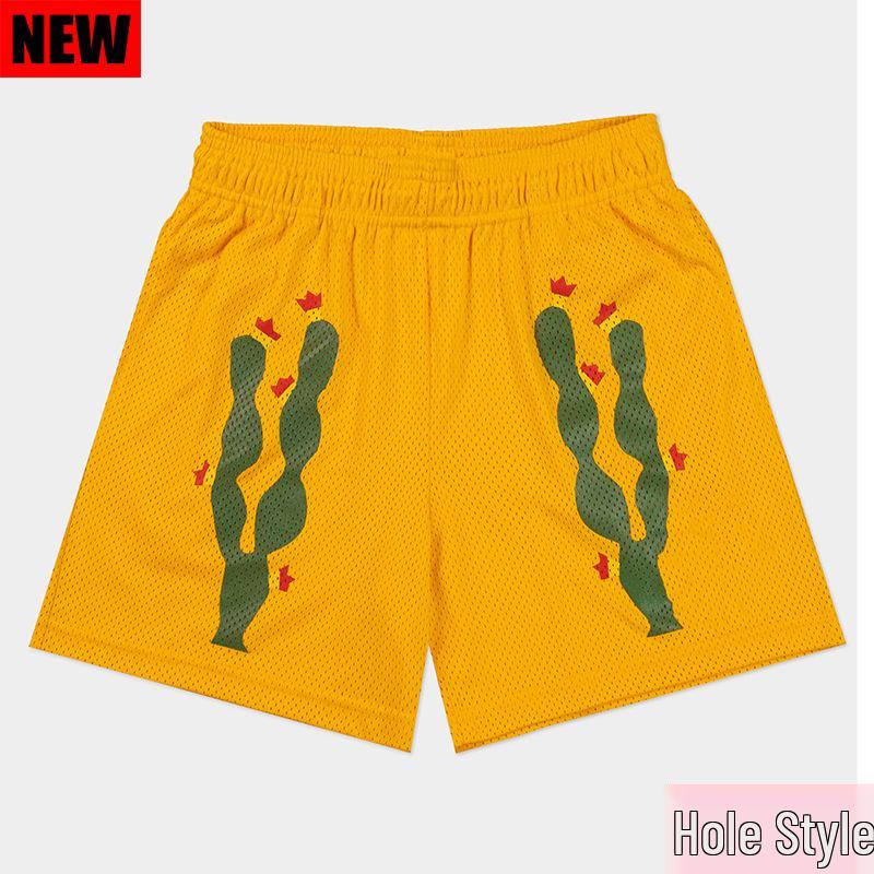 

Men s Quick-Dry Cactus Mesh Shorts - Outdoor Running & Beach Trunks M